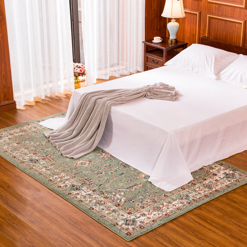 subrtex Mistana Abstract Tufted Mint Green Area Rug Wayfair